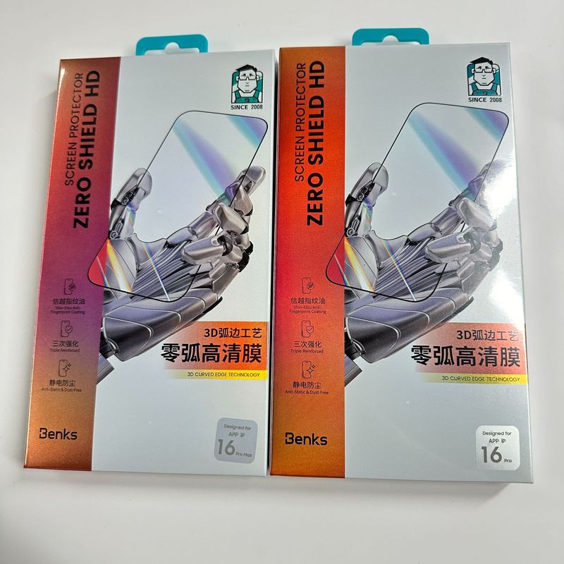 benksのゼロアーク高精細強化ガラスフィルムは、iPhone 17/16/15/14に適しており、光漏れなし、画面を覆わない、完全カバーです。|undefined