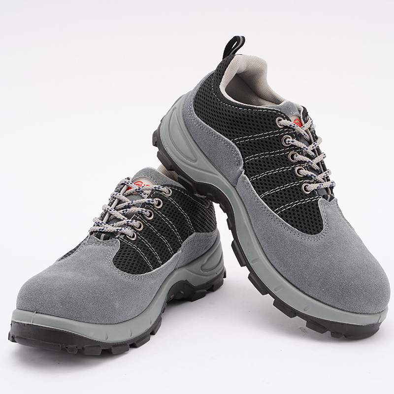 劳保鞋夏季透气低帮防砸工作劳保鞋 车间橡胶底安全防护鞋现货