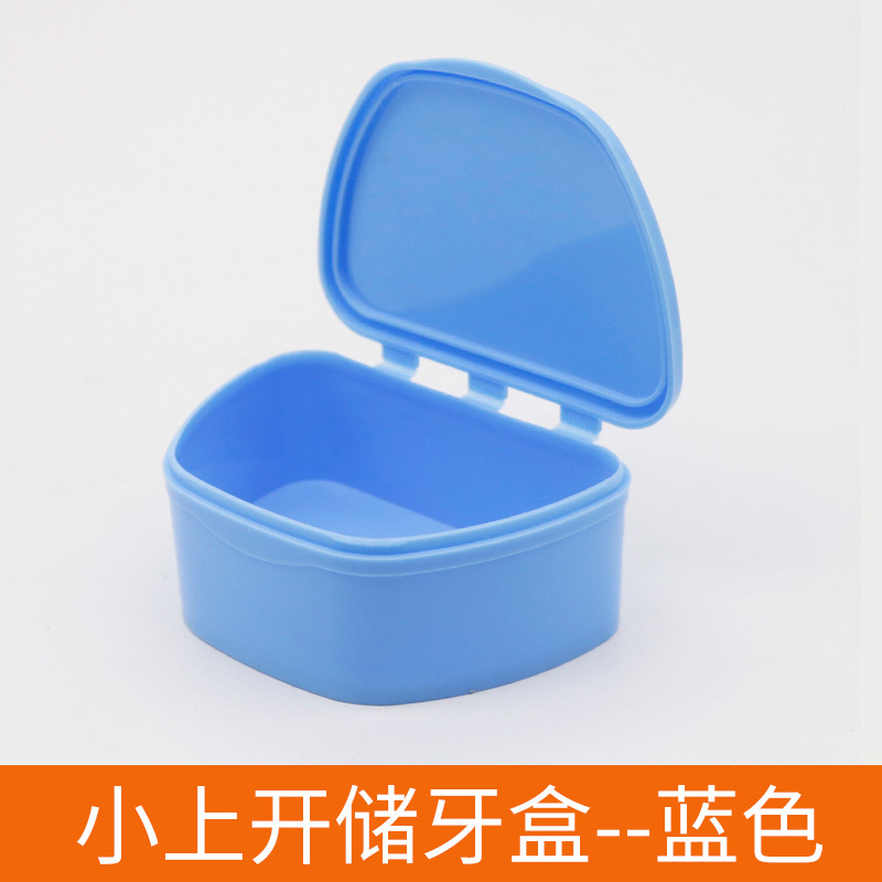 Caja de la dentadura dental caja de almacenamiento de dientes caja de soporte de transporte caja de almacenamiento de dientes abiertos caja de dientes molares caja corrector caja
