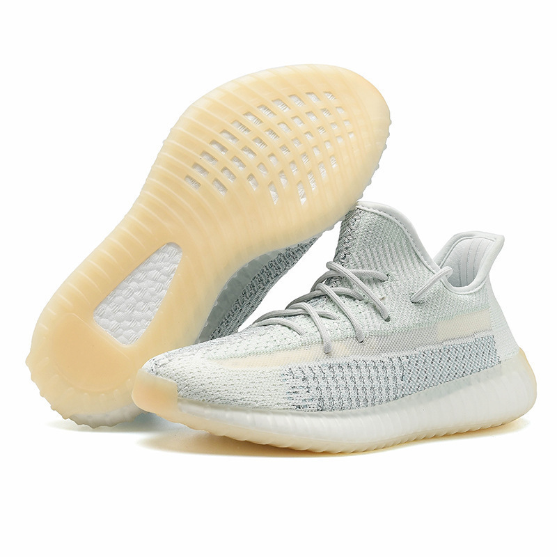 Putian Putian Company V2Ye350Og Women's Original Pure Coconut Shoes Men's Casual Sports Genuine Triple-Stripe Ezy Wholesale