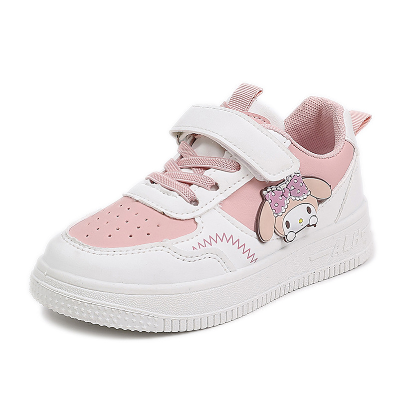 Spot zapatos de niña rosa zapatos de deporte para niños de moda dibujos animados Kulomi lindos zapatos de niña de todo fósforo comercio exterior