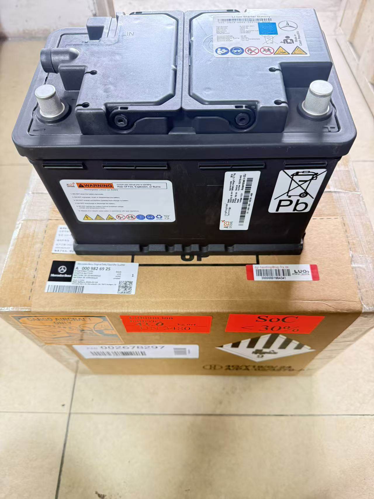 Brand New Mercedes-Benz Amg Mclaren Gt 540C 720S 570Gt 600Lt Mp4-12C Car Lithium Battery