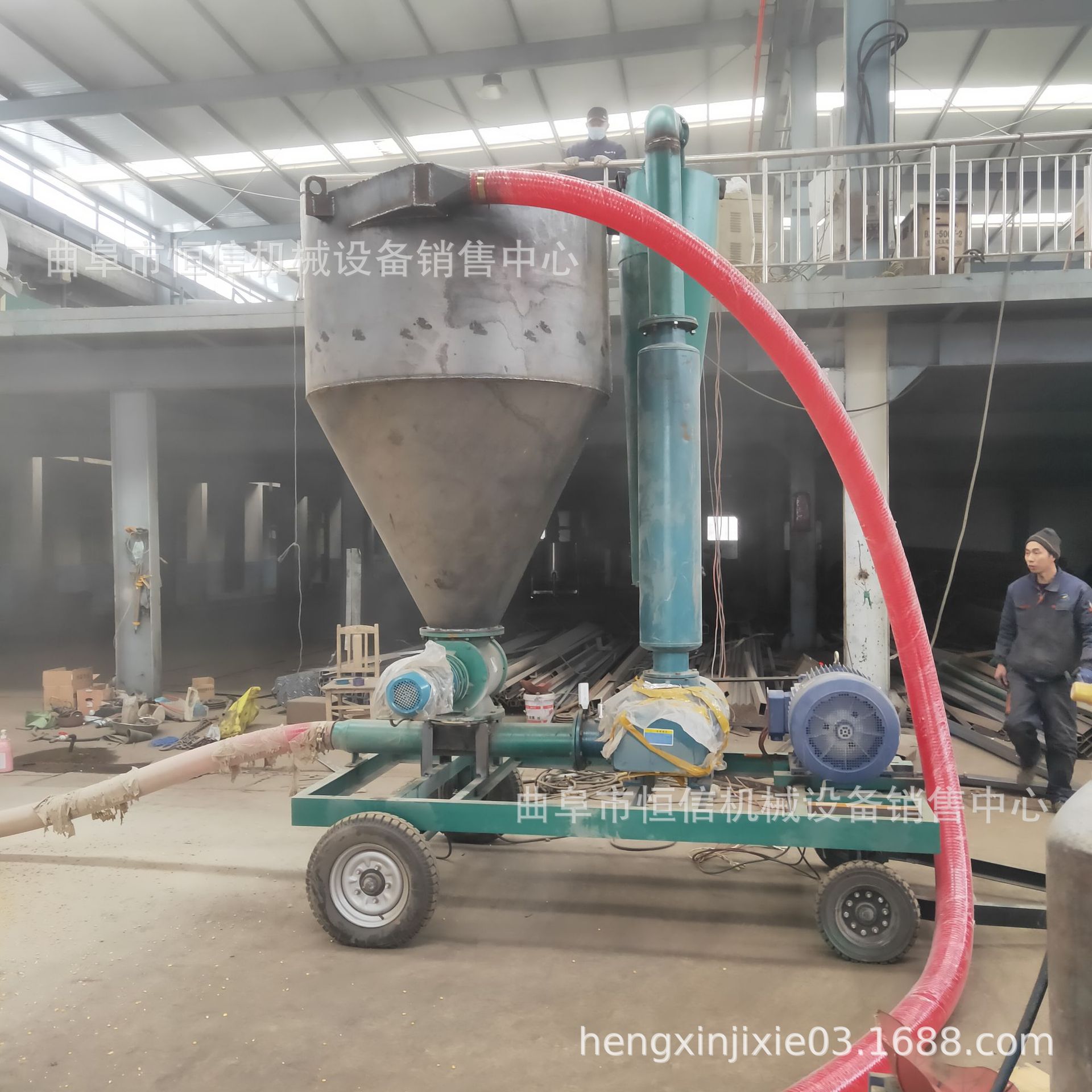 自带布袋除尘气力吸粮机厂家 风送型家禽饲料颗粒气力输送机zcjb