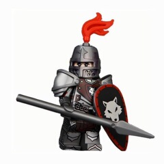 狼騎士中古獅子王城第三者人仔龍騎士と地下城の組み立て積み木はレゴと互換性があります。