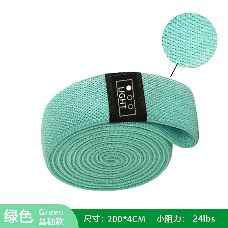 200*4cm 녹색 작은 당기는 힘 60파운드