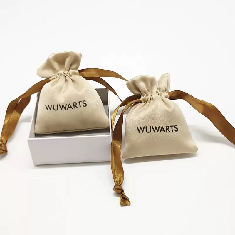 优惠包装珠宝饰品色丁袋防尘多色丝绸袋日用品旅行收纳袋可印logo