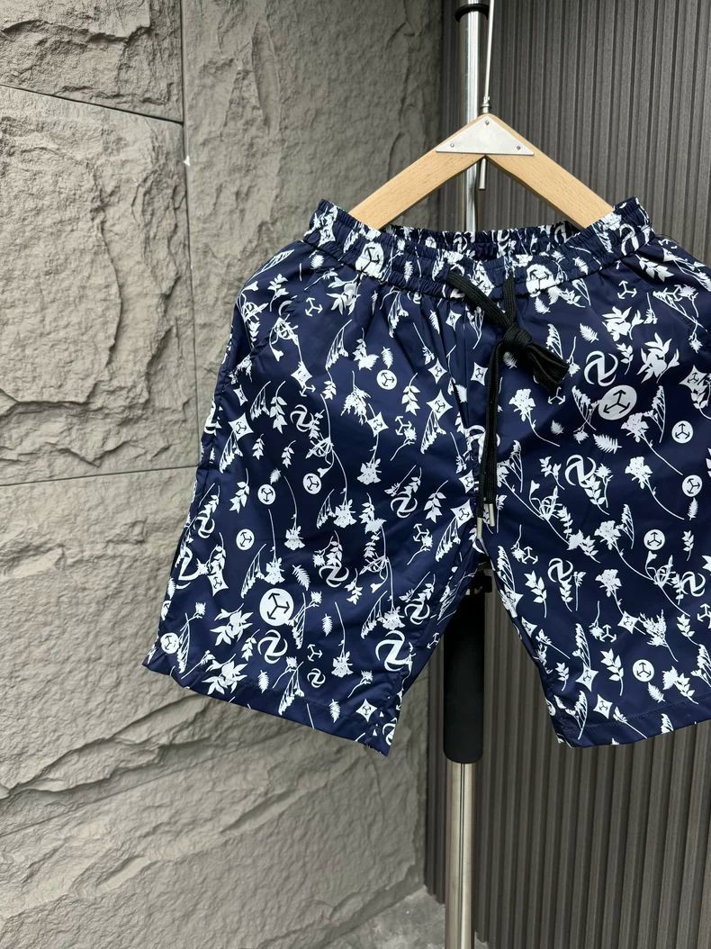 Men's Clothing High End Men's All Over Print Casual Shorts Summer Thin Quick Drying Straight Leg Stylish Five Point Beach Shorts_viptrois.com