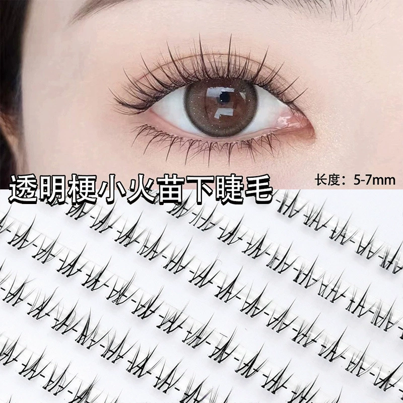Capacious transparent realistic false eyelashes, comics for eyelashes