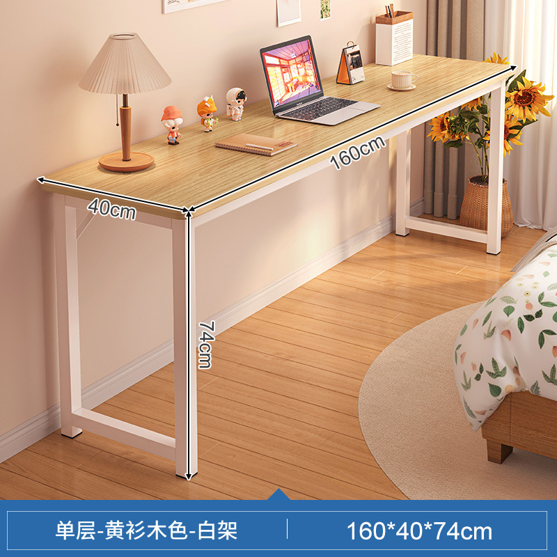 Mesa de uñas simple, moderna, económica, tienda de uñas, mesa de maquillaje de tira larga, mesa estrecha, mesa simple multifuncional, banco de trabajo