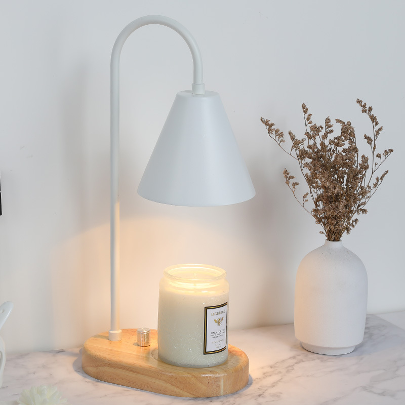 Aromatherapy wax melt lamp, cozy and romantic bedside lamp&mdash;Nordic-style aromatherapy candles with dimming function, internet-famous vintage decorative bedroom light.