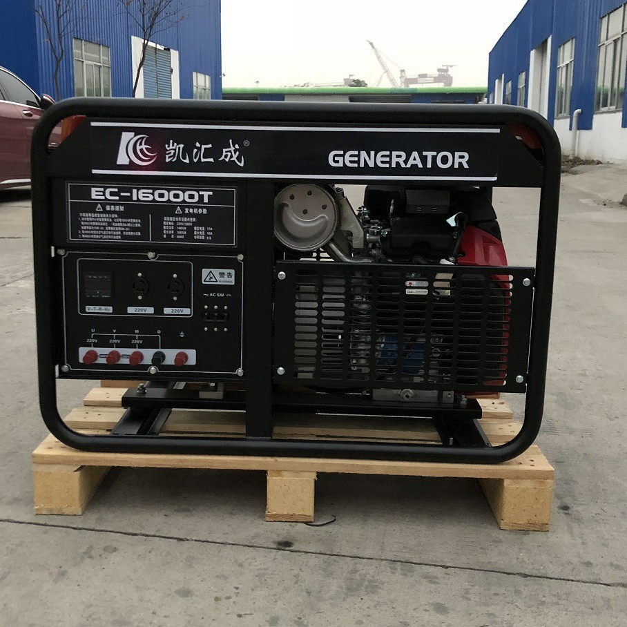 10KW 凯汇成品牌采用本田动力 EC-12000T 三相应急汽油发电机组