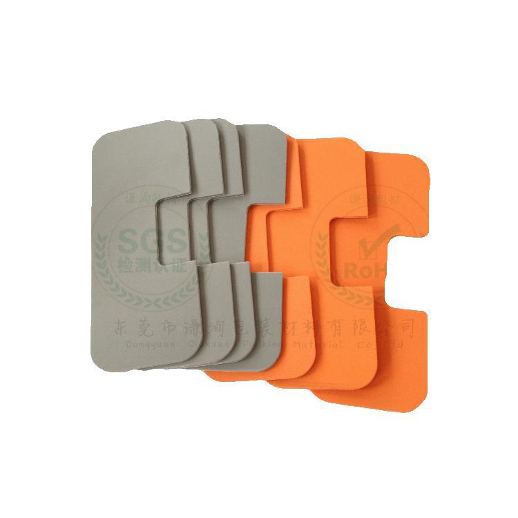 橙色eva制品 防滑彩色贴片  彩色EVA垫片 打样