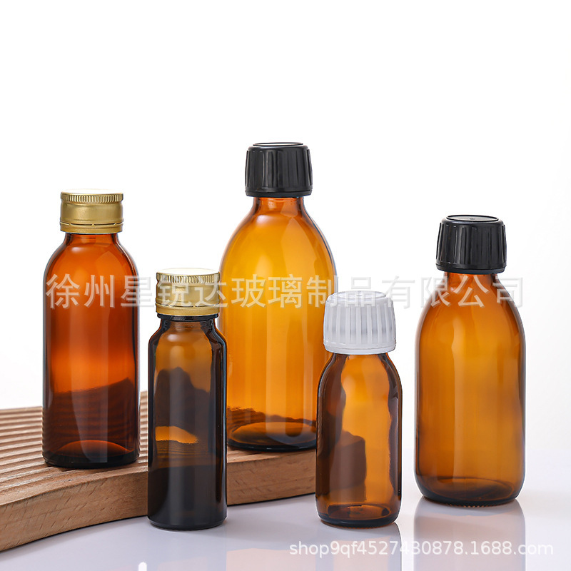 棕色口服液瓶茶色酵素瓶药用糖浆瓶保健品瓶l蓝莓沙棘饮料玻璃瓶