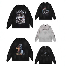 Nirvana����Vintage ��ʽ��������ҡ���������ˮϴ��Ⱦ����T��