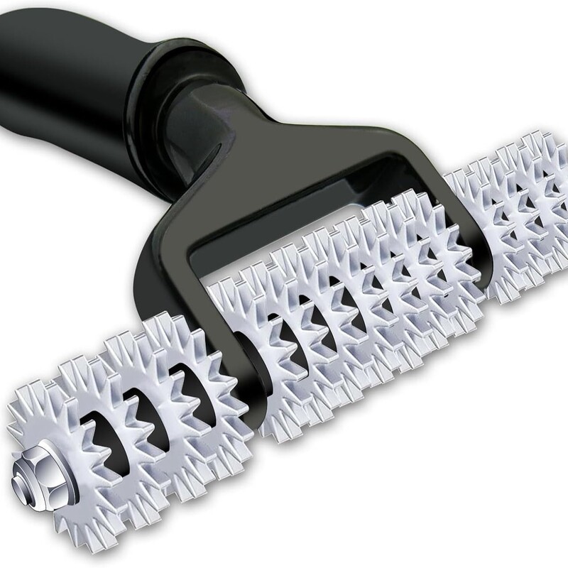 Jn100-01 Carpet Press Roller Toothed Roller Press Roller Compaction Tool 5” Carpet Seam Roller