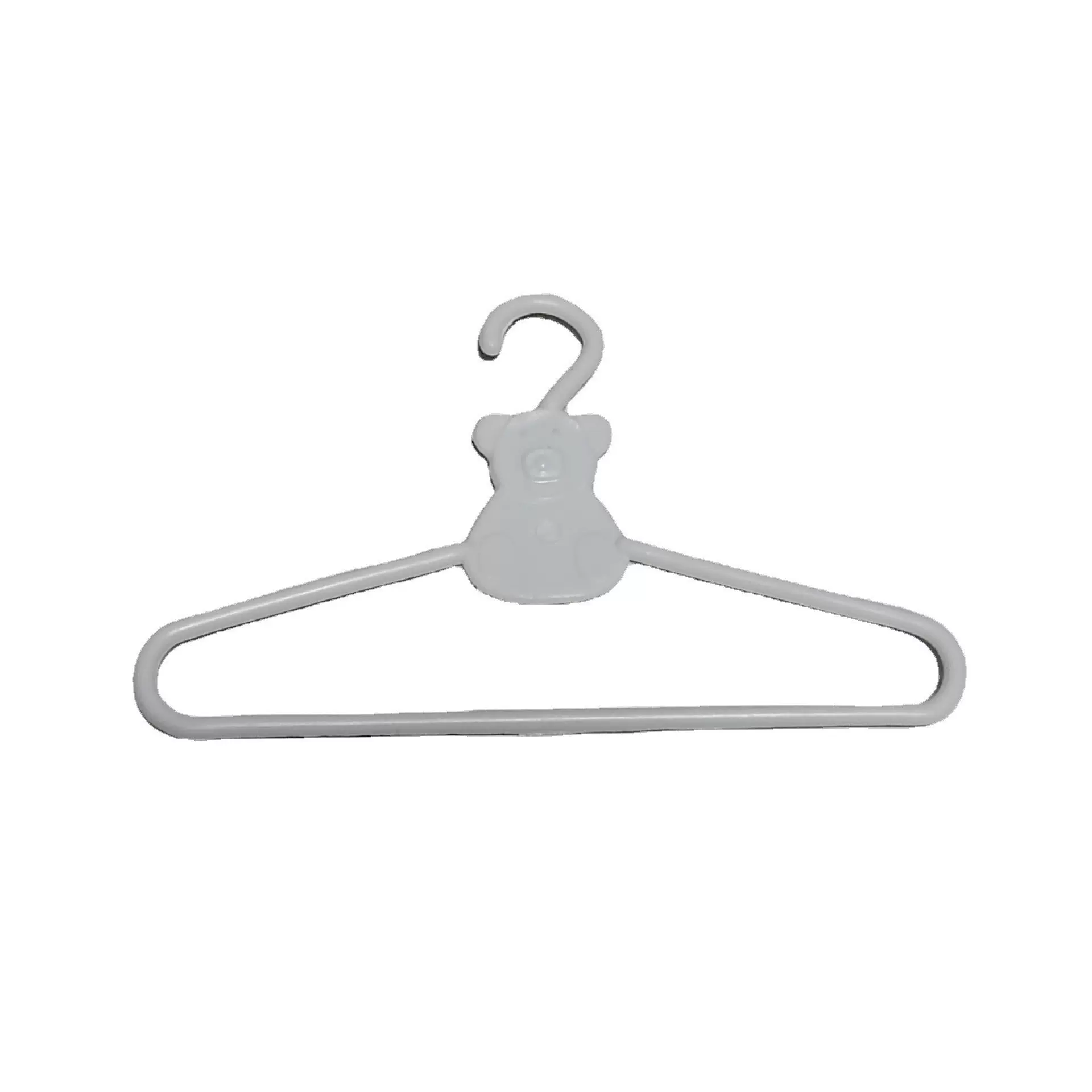 塑料小衣架芭比服装小熊圣诞衣服展示衣架迷你衣吊三色