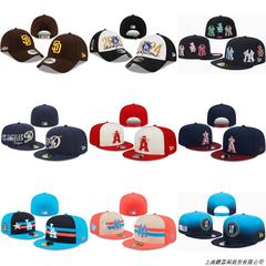 外贸供货新款MLB棒球帽平沿帽男女款刺绣户外防晒帽款式齐全