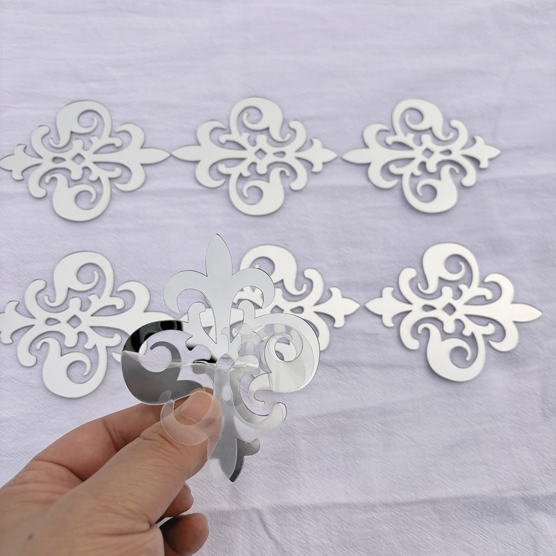 JM5005 foreign trade acrylic mirror waist line background wall decoration stickers diy self-adhesive bedroom bathroom cabinet