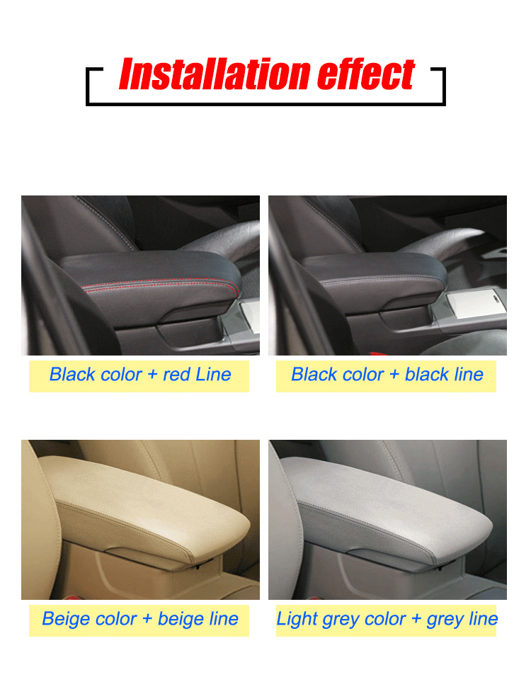 Suitable for 07-11 American Version of Camry Center Console Armrest Box Cover Leather Cover Modified Renovation Foreskin Cross-Border