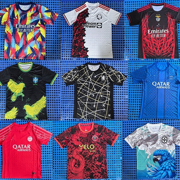 ホットサッカーユニフォーム 2526 トレーニングスーツ スペシャルエディション 記念版 プレゲームスーツ ジャージ 半袖 クローバー|undefined