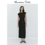 春夏无袖新款massimoduti黑裙