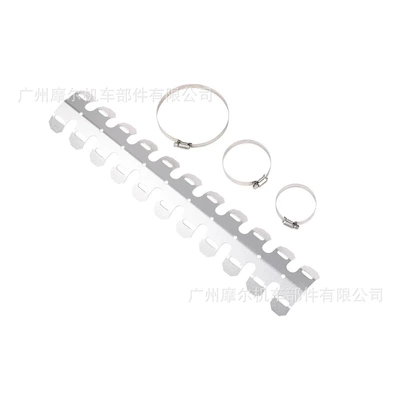 2-flush exhaust pipe modification – Exhaust pipe - long-silver