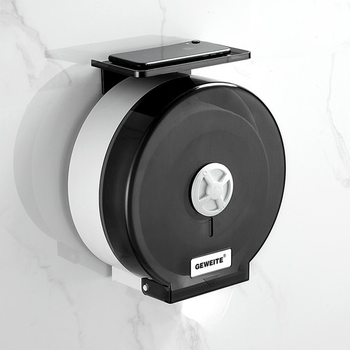 Bathroom large roll paper box wall-mounted hotel commercial public toilet roll toilet paper punch-free large tissue box