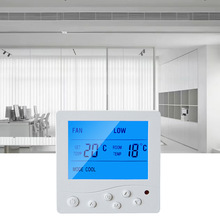 厂家直销风机盘管液晶温控器水机中央空调控制面板通用三速开关