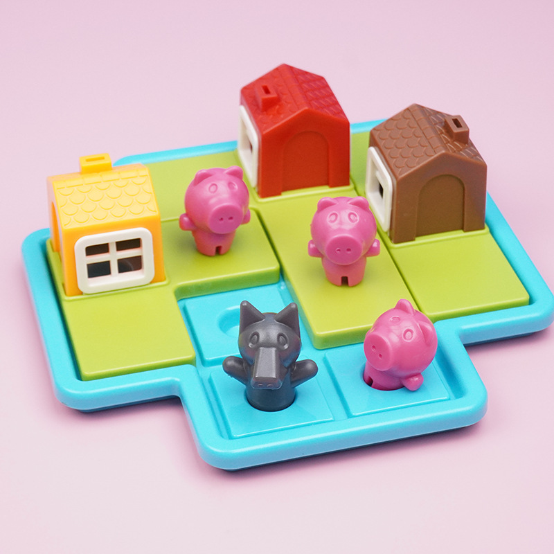 Xingtong three little pigs 6602 Little Red Riding Hood and big gray wolf logical thinking training educational toys intelligence Xingtong three little pigs 6602 Little Red Riding Hood and big gray wolf logical thinking training educational toys intelligence