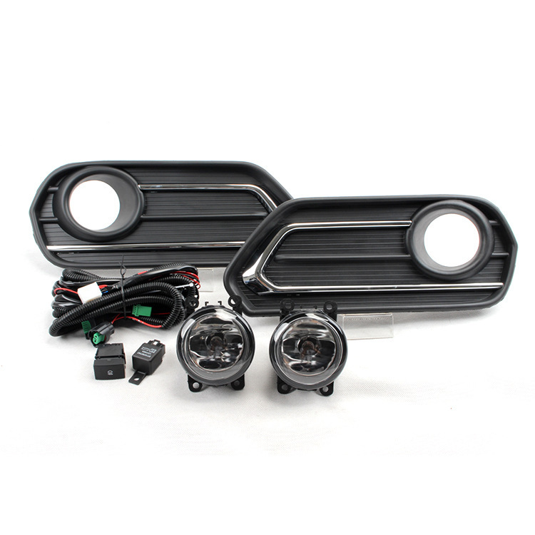 Aplicable a Honda 17 / 18 / 19 nuevo conjunto de lámpara de niebla delantera coronada de baja configuración original de lámpara diurna de barra delantera