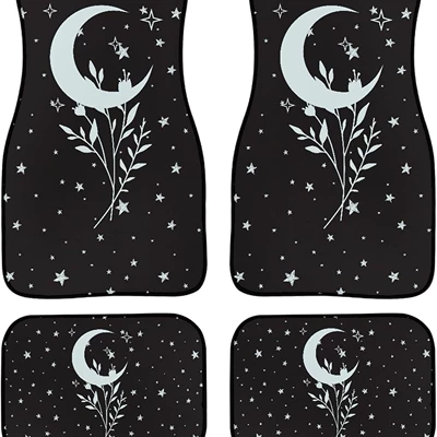 Avtomobil döşəmə paspasları – American flower butterfly easy - car-floor-mat-6-354548-68cm-two-pairs-total-four-pieces