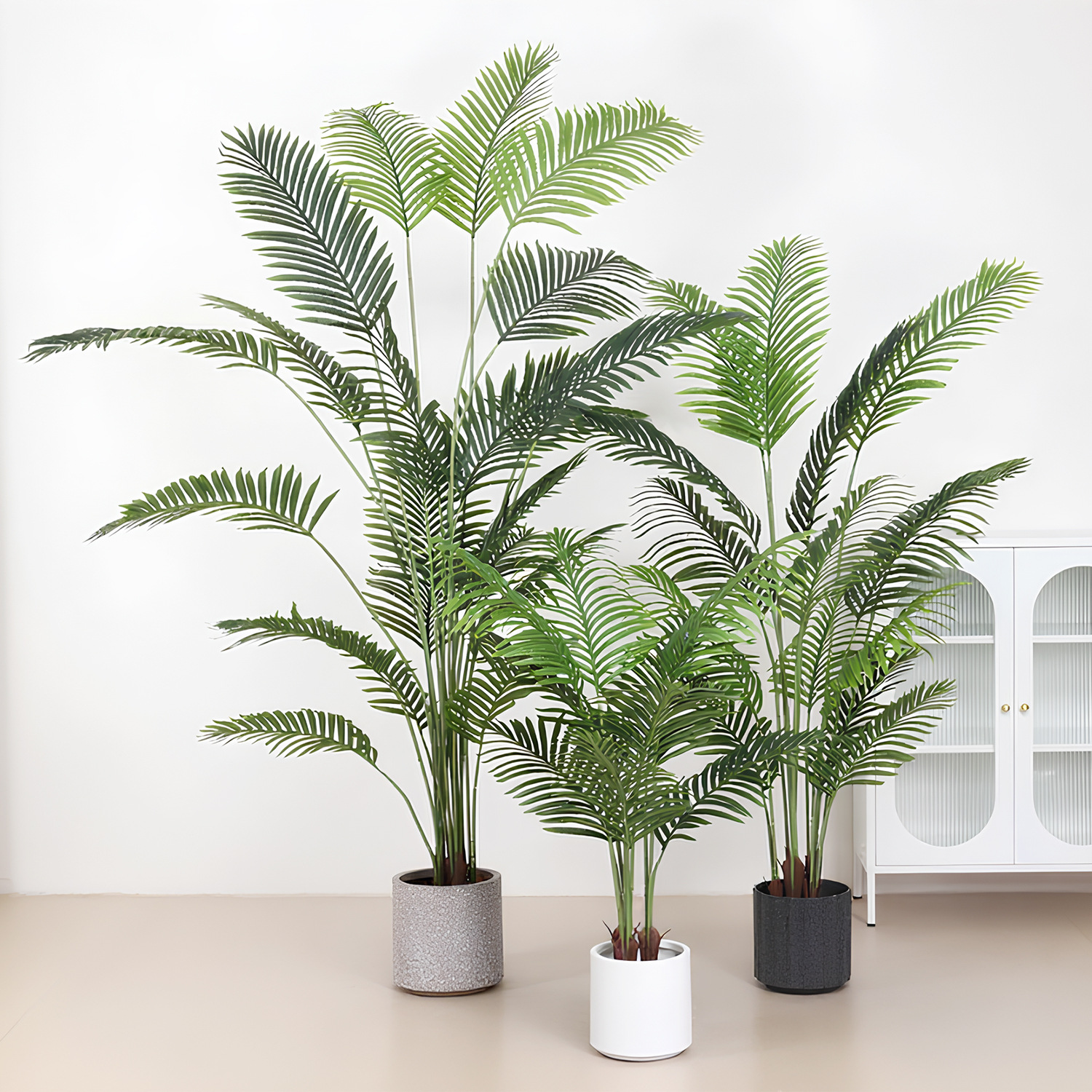 Decoración interior de plantas verdes de simulación de gran tamaño, plátano de bambú, gigantesco, plantas verdes falsas en maceta, paisajismo de plantas de simulación al por mayor image 5