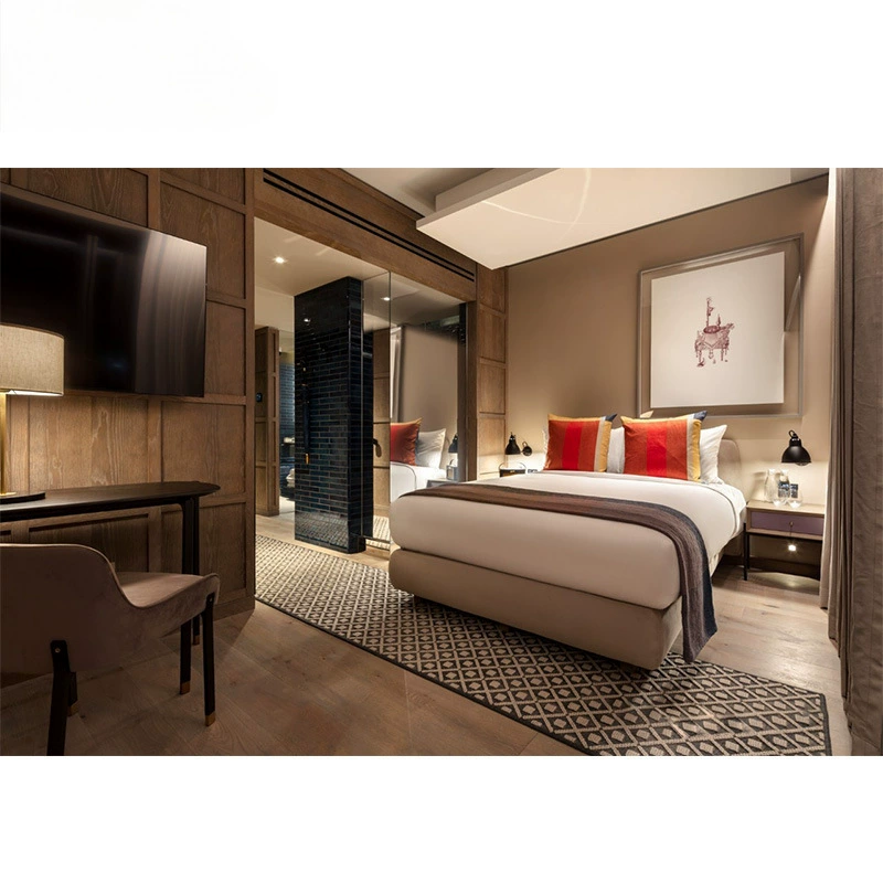 Комплект мебели для стандартных номеров отеля Hilton, полная меблировка для гостиничных номеров, стандартный комплект мебели для гостиничных апартаментов, проект для гостиничных комплексов