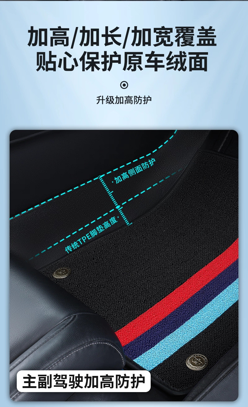Volkswagen Lavida floor mats, new XR Qihang PLUS, new and old models, full coverage, original factory-specific TPE car floor mats