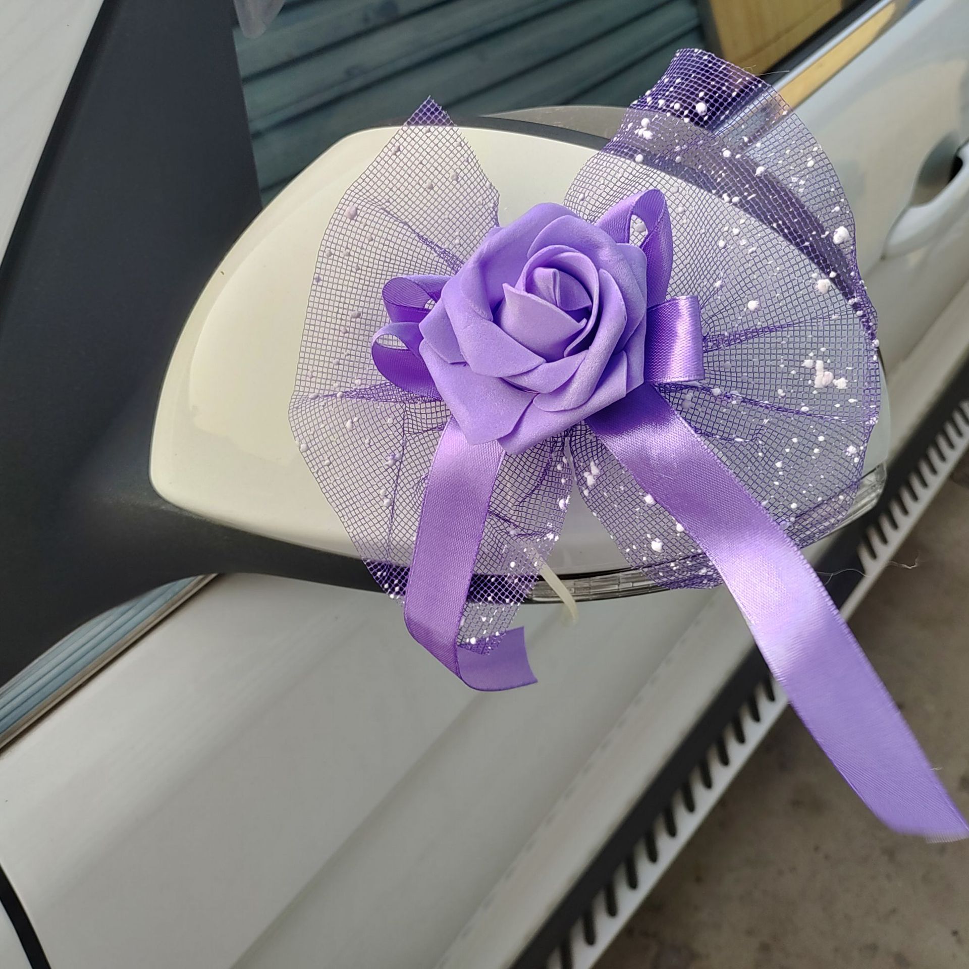 장식용 꽃 [연한 보라색]