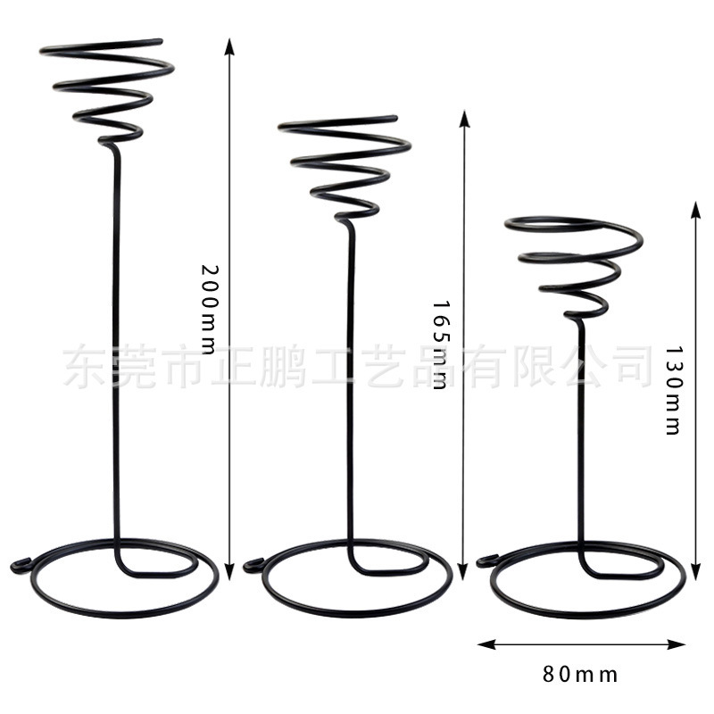 Air Pineapple Soilless Plant Potted Wooden Pile Base Iron Bracket Office Living Room Tall Spiral Pot Stand Air Pineapple Soilless Plant Potted Wooden Pile Base Iron Bracket Office Living Room Tall Spiral Pot Stand