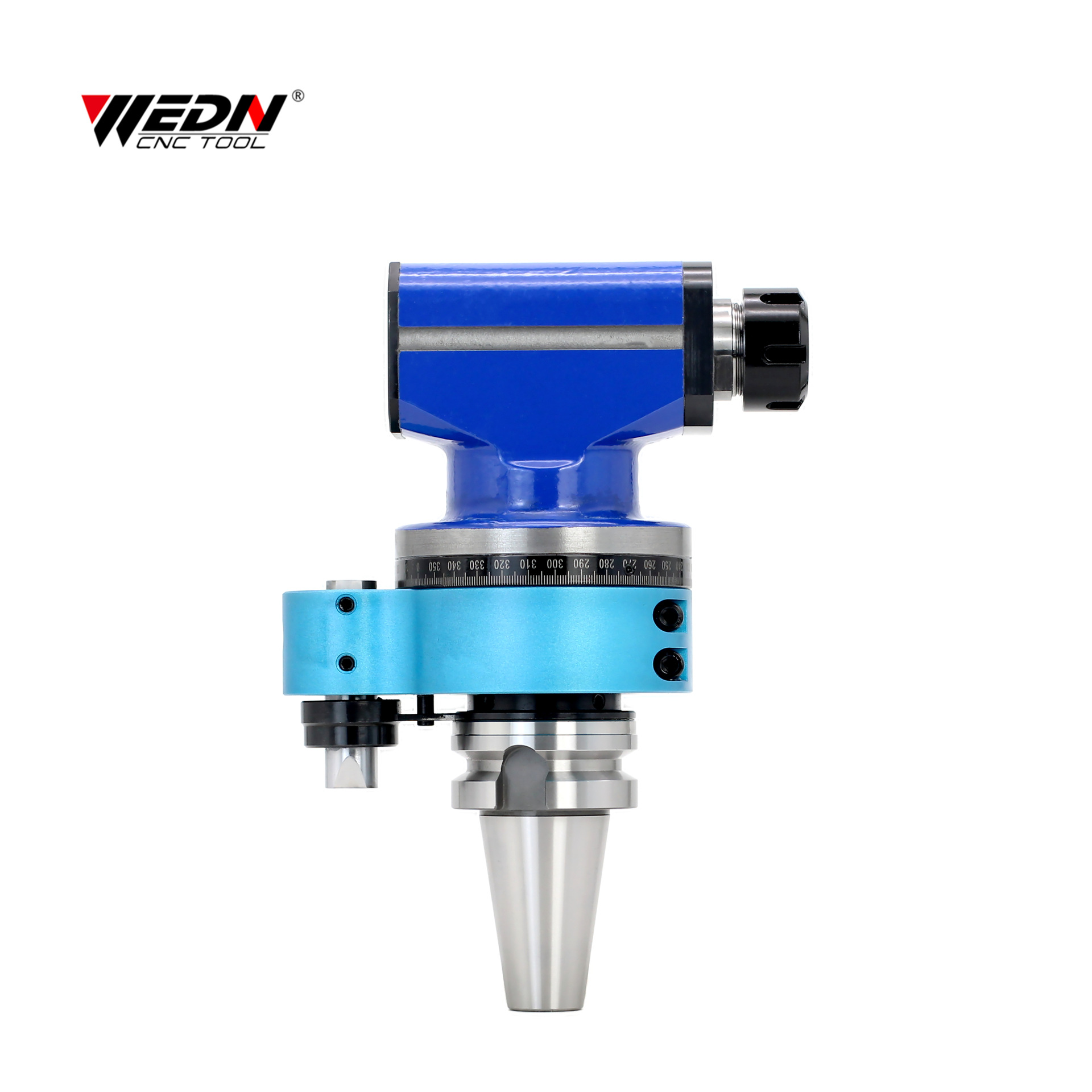 BT40角度头90度直铣头BT40-ER32-58加工中心用侧铣头横铣ER32非标