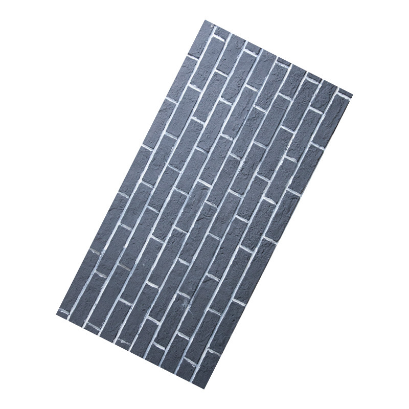 Pu ladrillo cultural piedra cuero imitación piedra natural hotel villa pared exterior ladrillo luz piedra cultural patio exterior mampostería