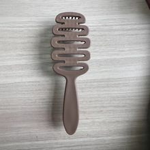 小红书爆款松塔猪鬃毛梳子护发梳蓬松按摩头部防静电按摩排骨梳现