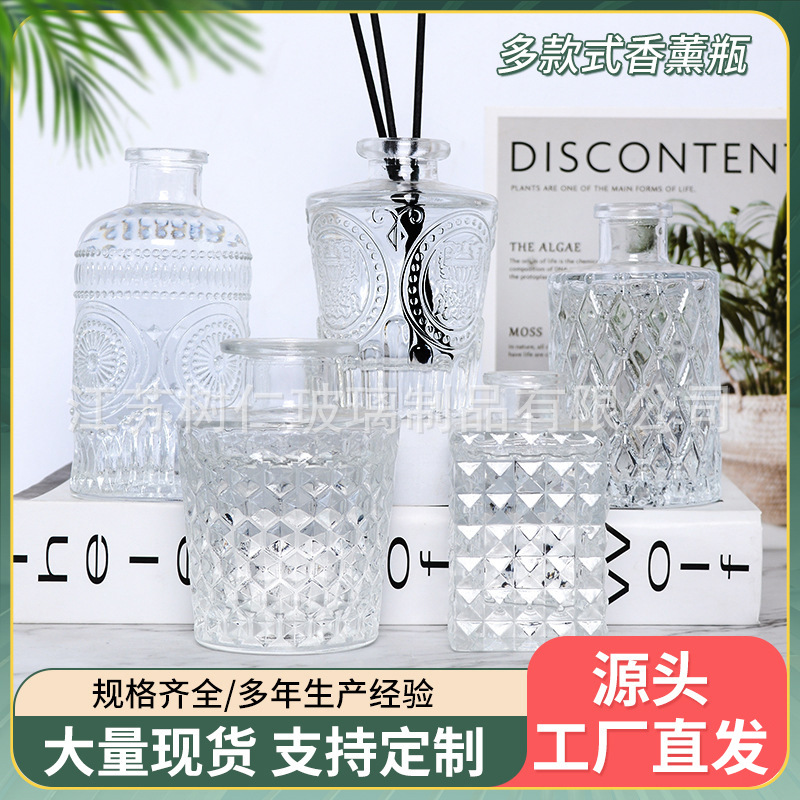 Factory direct multi-style aromatherapy bottle car ornaments perfume bottle essential oil Empty Bottle perfume fragrance bottle