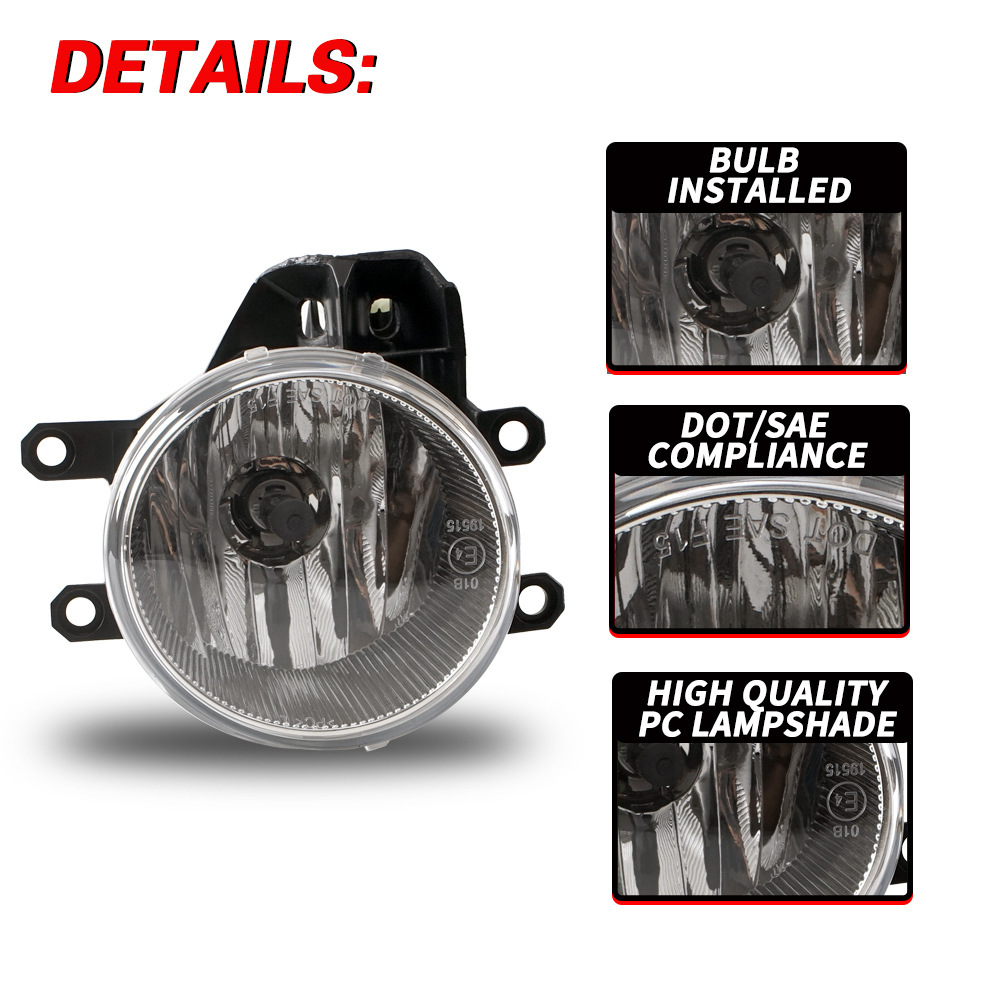 Aplicable a Toyota 16 17 Tacoma Tacoma delantero conjunto de luz de niebla en la pickup luz de día luz de barra