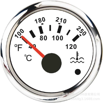 Factory Direct Supply Automotive Engineering: automobile instrument - double-scale-white-background-and-silver-edge