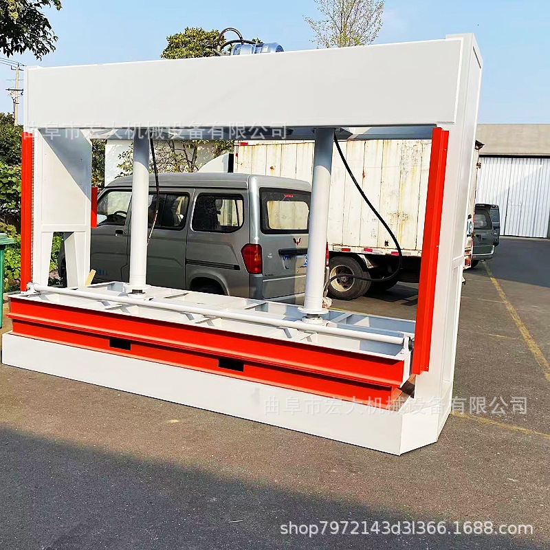 精加工刨面处理 压合台面平整光滑 宏大液压冷压机批量供货