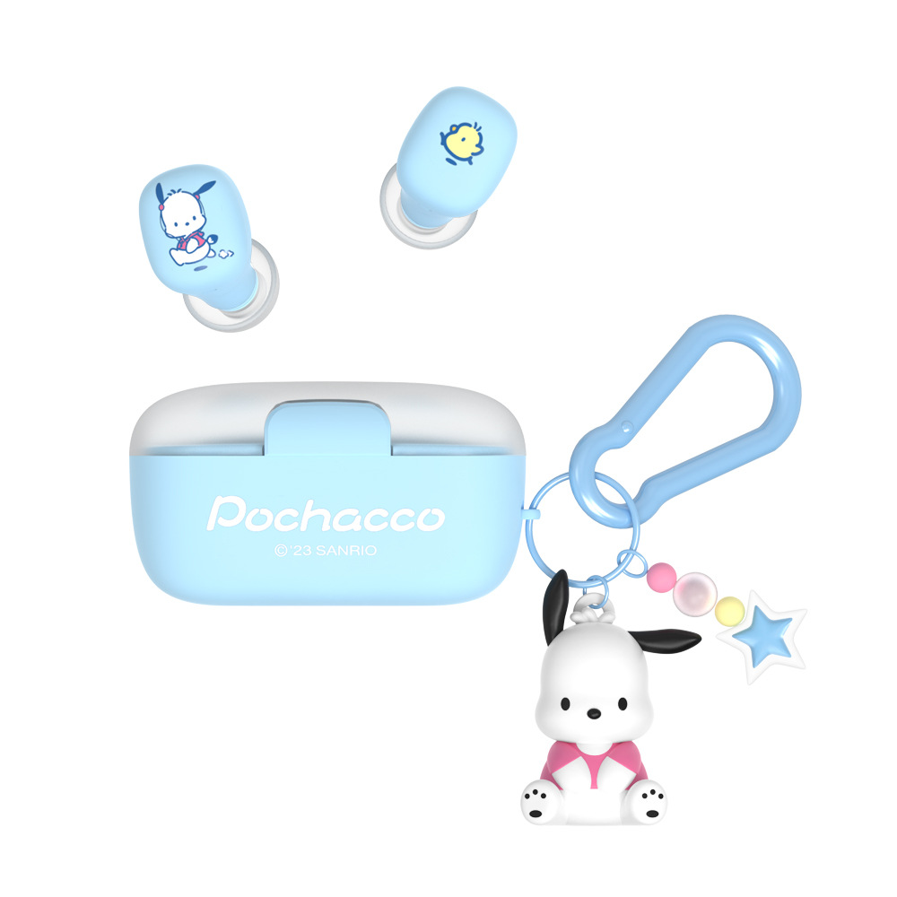 Sanrio auricular inalámbrico Bluetooth en la oreja deportes reducción de ruido tapones para los oídos coolomi Yugui perro Pacha perro niños y niñas