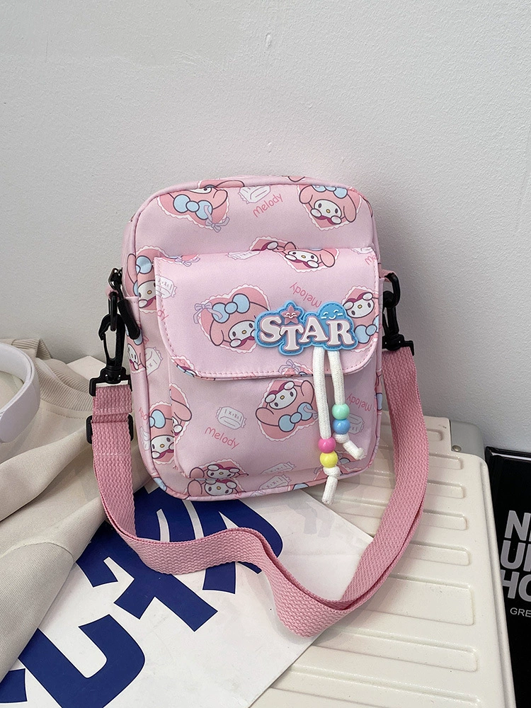 Cartoon one-shoulder bag for traveling