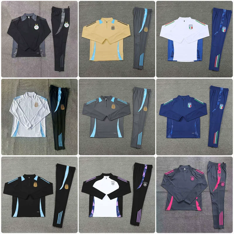 Футбольный тренировочный костюм с длинным рукавом