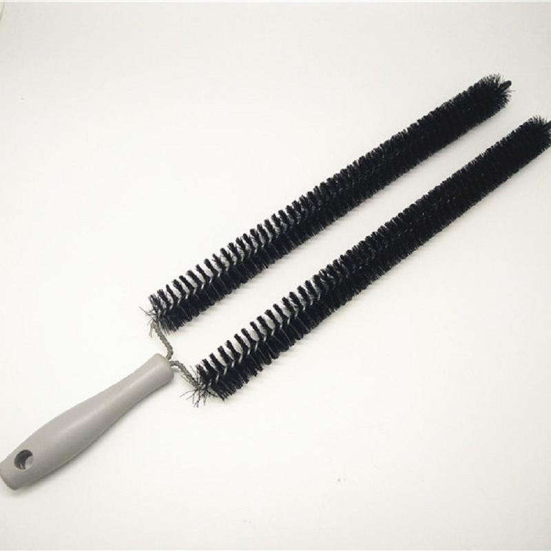 Factory Plastic Two-End Pipe Cleaning Brush Dryer Exhaust Lint Brush Pipe Drainage Unblocking Tool Cleaning Brush