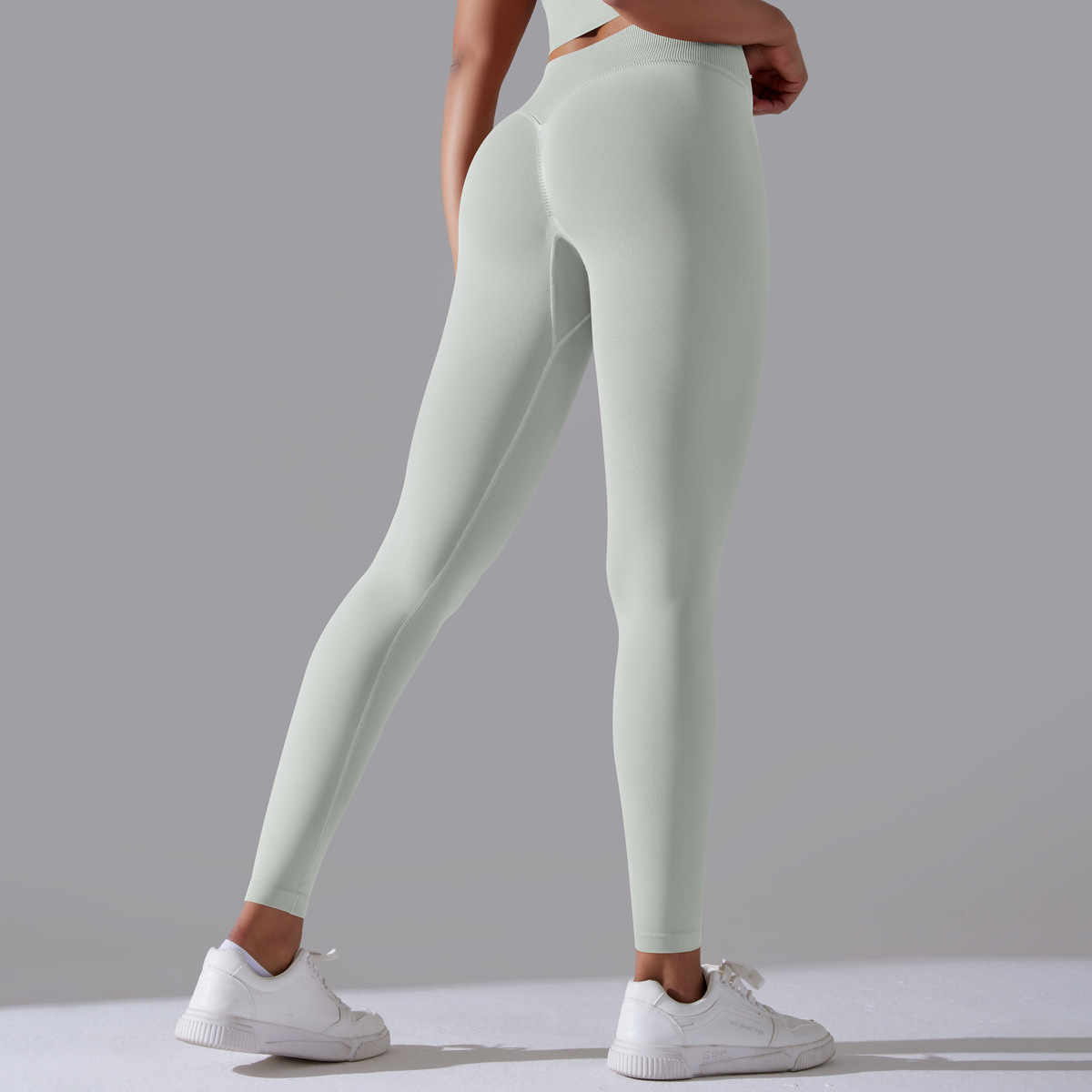 Simple Style Sports Solid Color Nylon Cotton Blend U Neck Tracksuit Vest Jogger Pants Leggings display picture 168