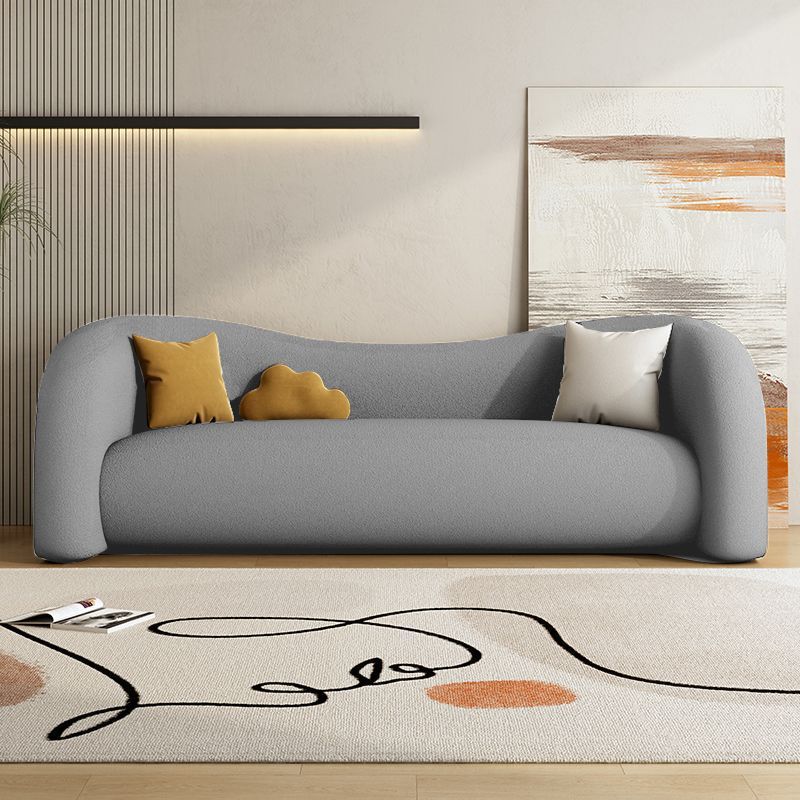 Dark gray lambswool [skin-friendly and comfortable]