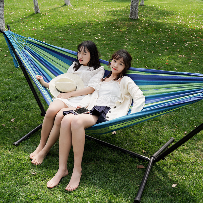 파랑 해먹 [길이 260cm * 폭 105cm * 높이 90cm]